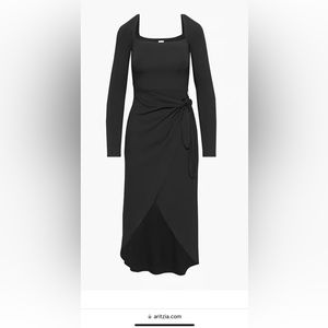 New aritzia Wilfred Saturn longsleeve midi dress size L